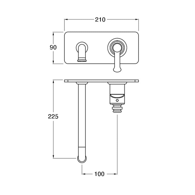 CRIFA958 installasjonstegning