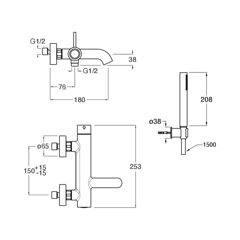 CRIPH180 installasjonstegning
