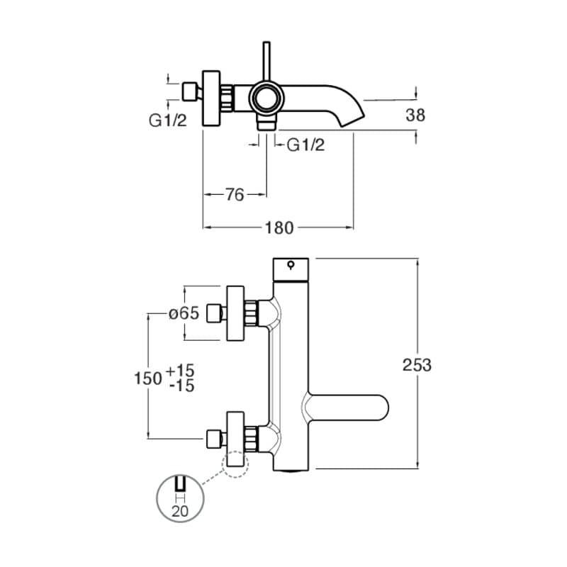 CRIPH187 installasjonstegning