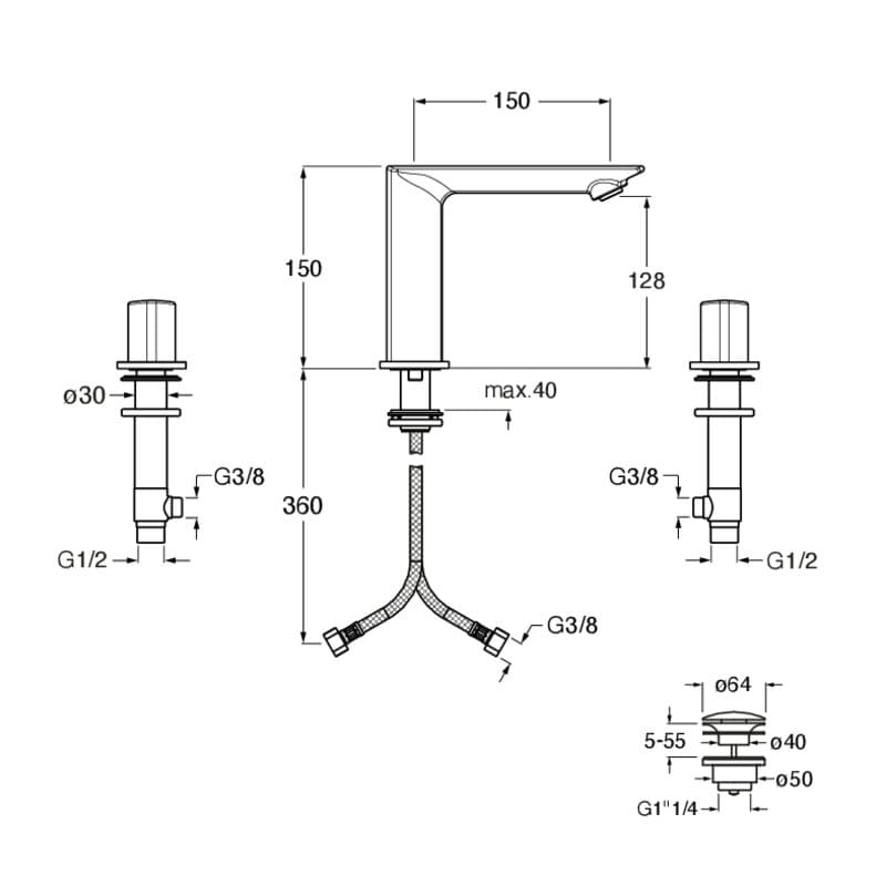 CRIPF205 installasjonstegning