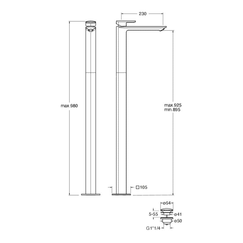 CRIPF290 installasjonstegning