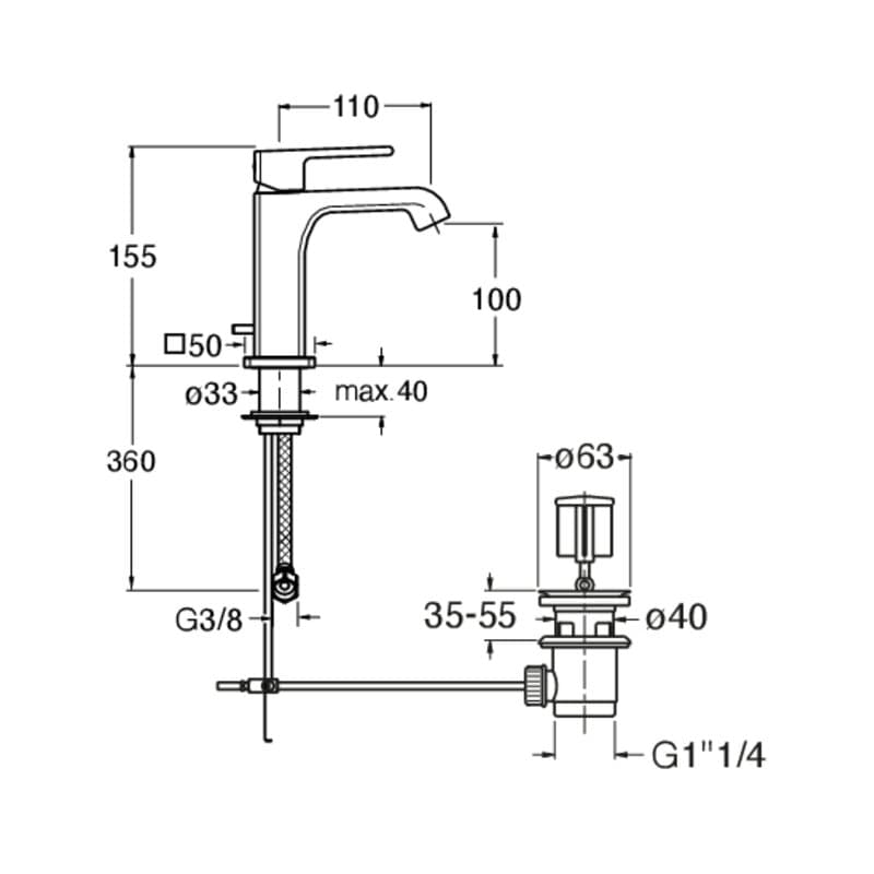 CRIQS221 installasjonstegning