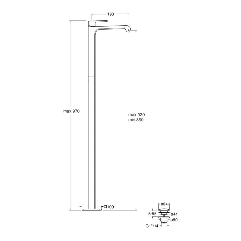 CRIQS290 installasjonstegning