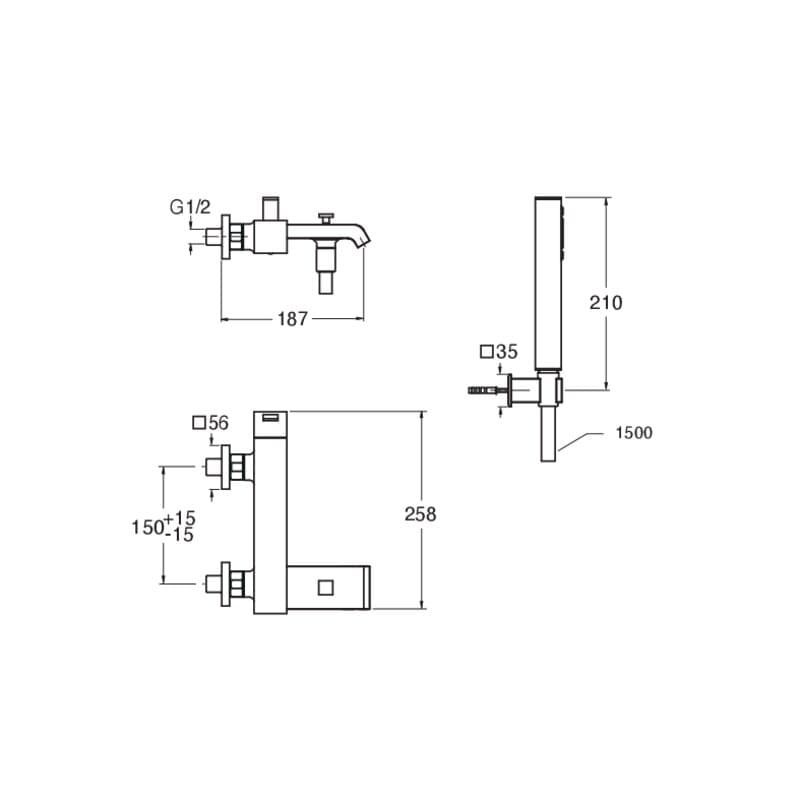 CRIQM100 installasjonstegning