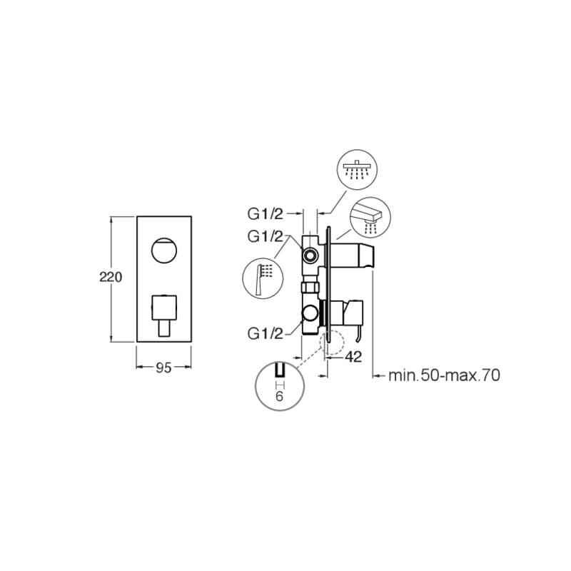 CRIQM120 installasjonstegning