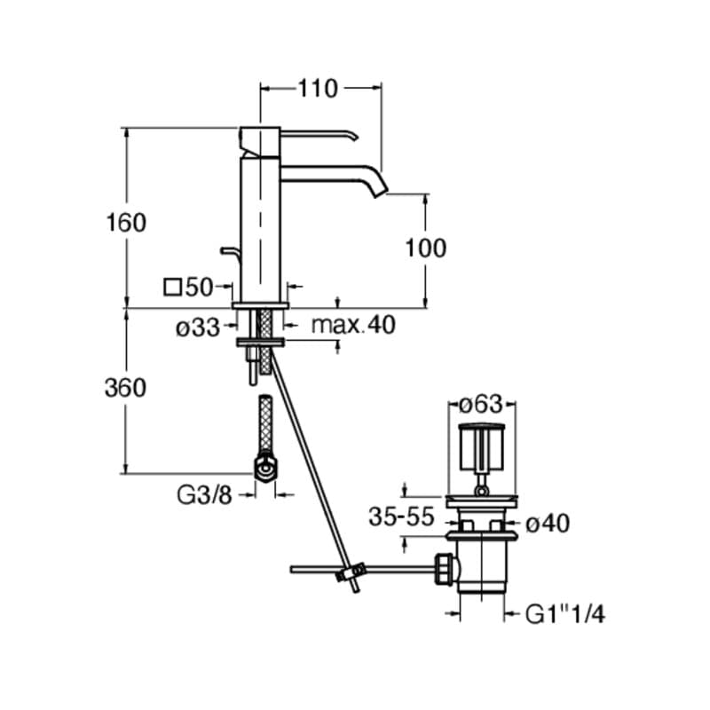 CRIQM221 installasjonstegning