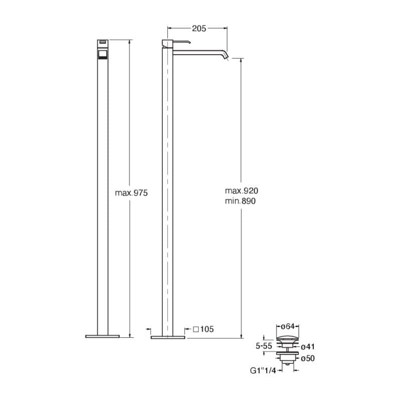 CRIQM290 installasjonstegning