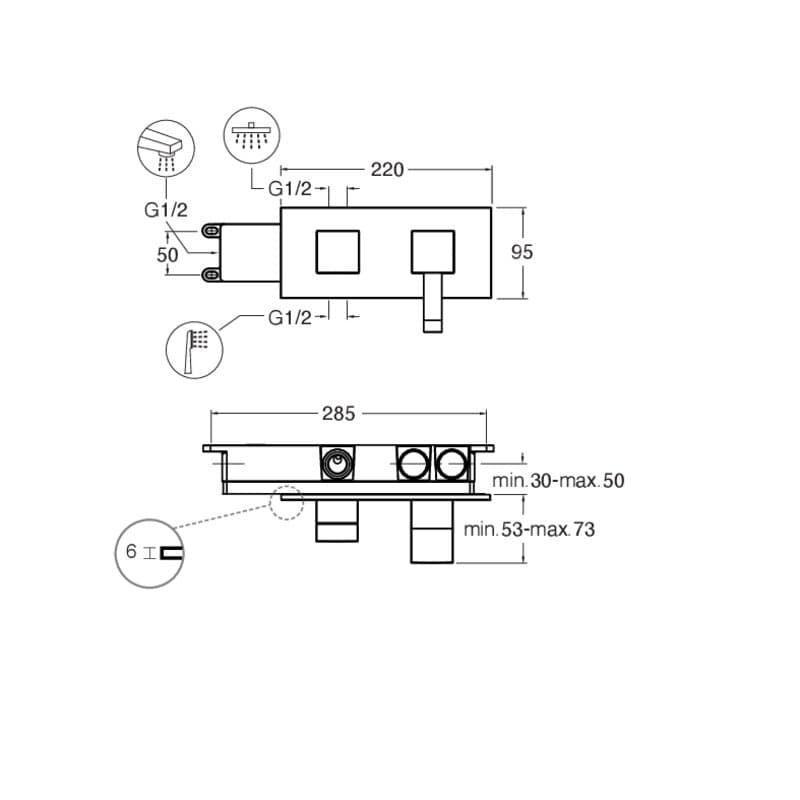 CRIQM611 installasjonstegning