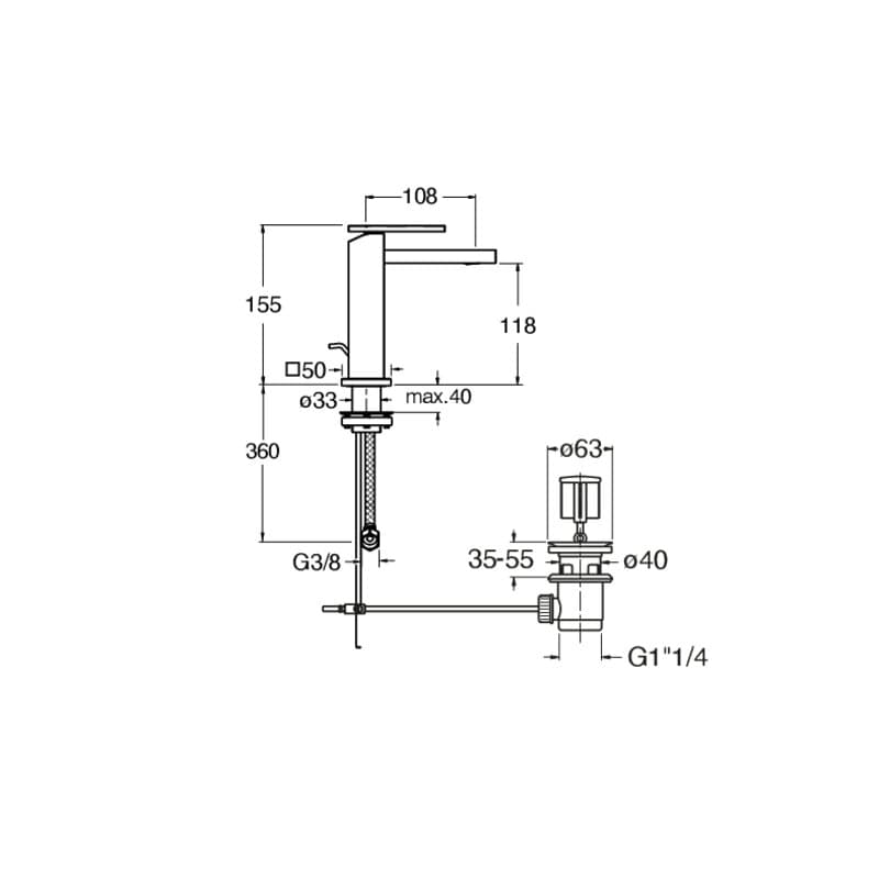 CRITA221 installasjonstegning