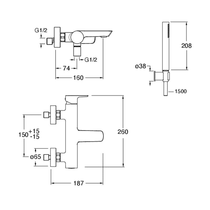 CRITI100 installasjonstegning