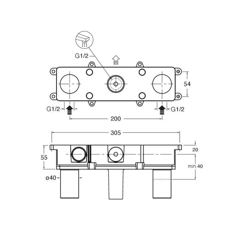 CRICS233 installasjonstegning