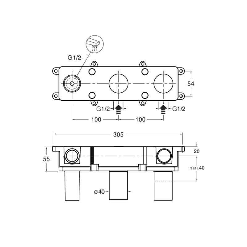 CRICS234 installasjonstegning