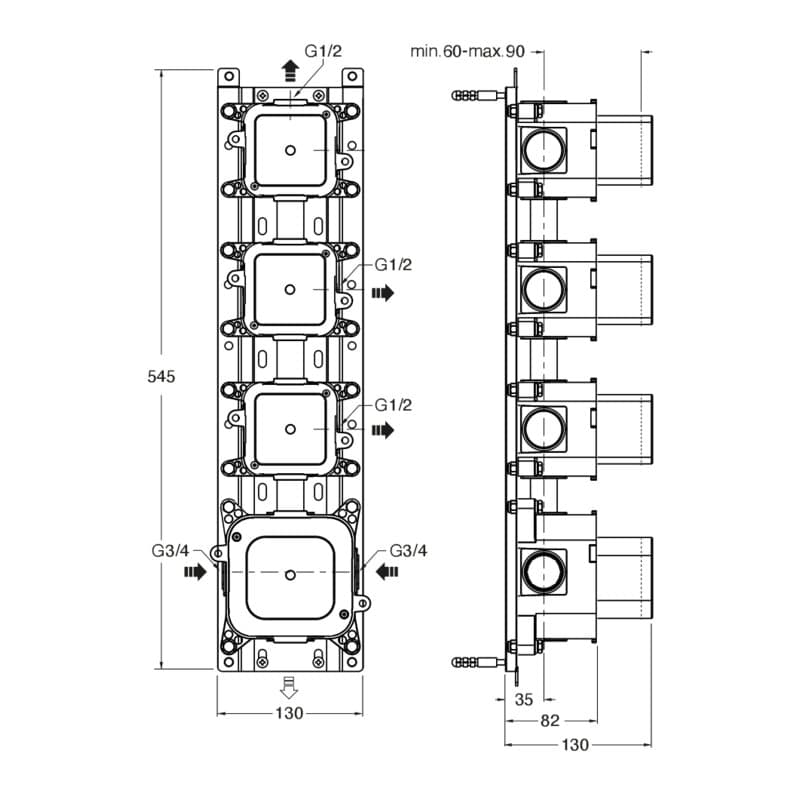 CRICS703 installasjonstegning