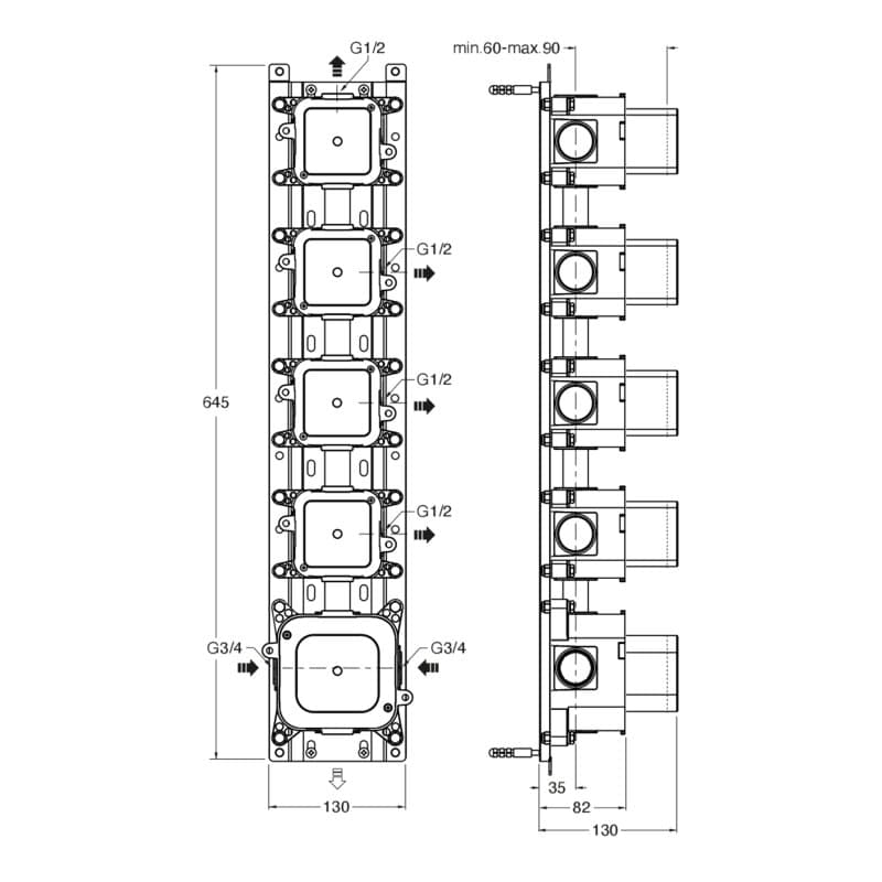 CRICS704 installasjonstegning