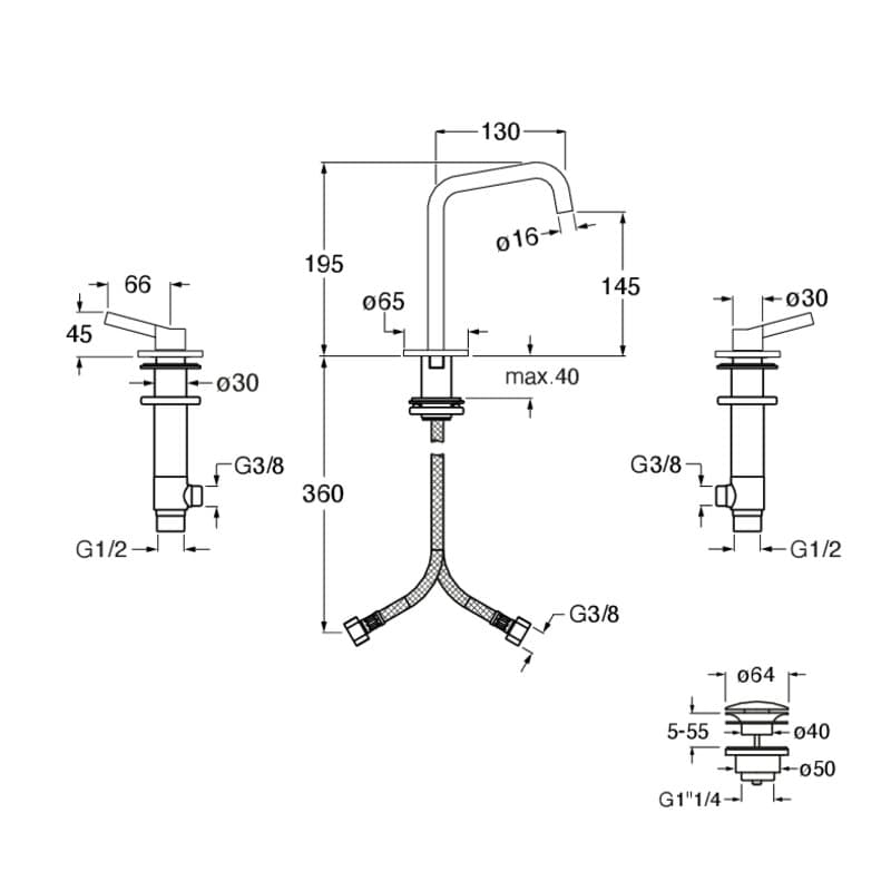 CRIPA205 installasjonstegning