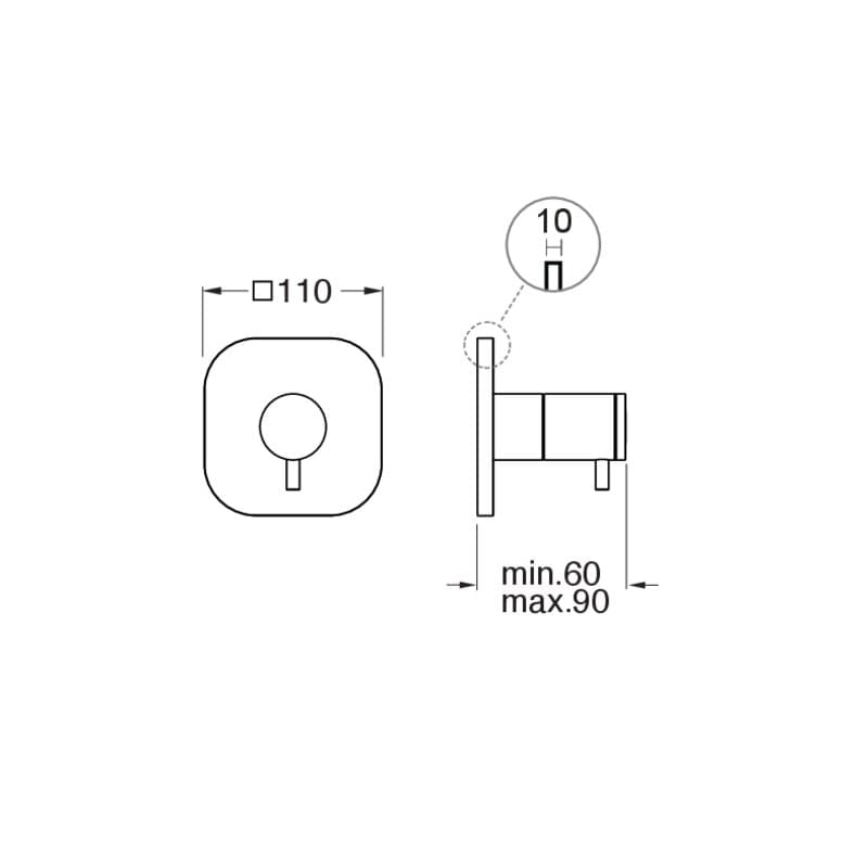 CRIXX620 installasjonstegning