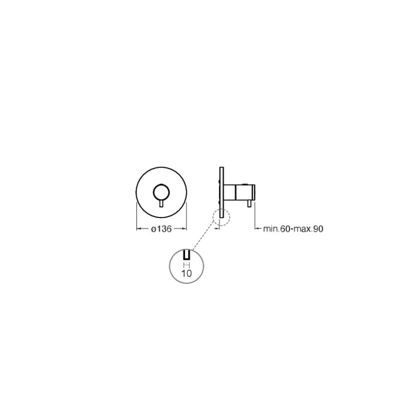 CRIXX700 installasjonstegning