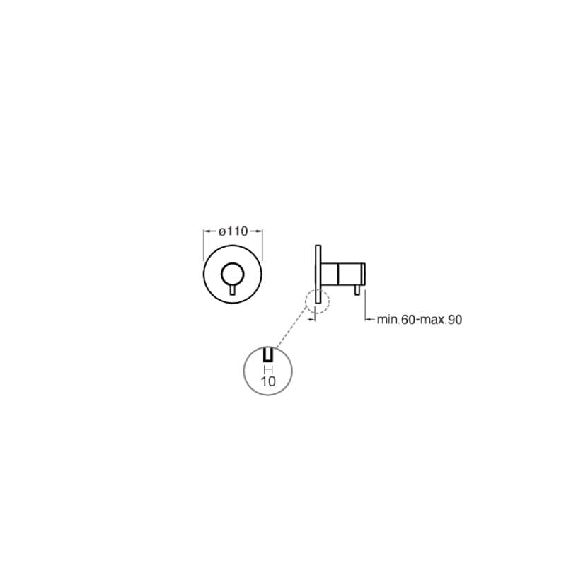CRIXX710 installasjonstegning