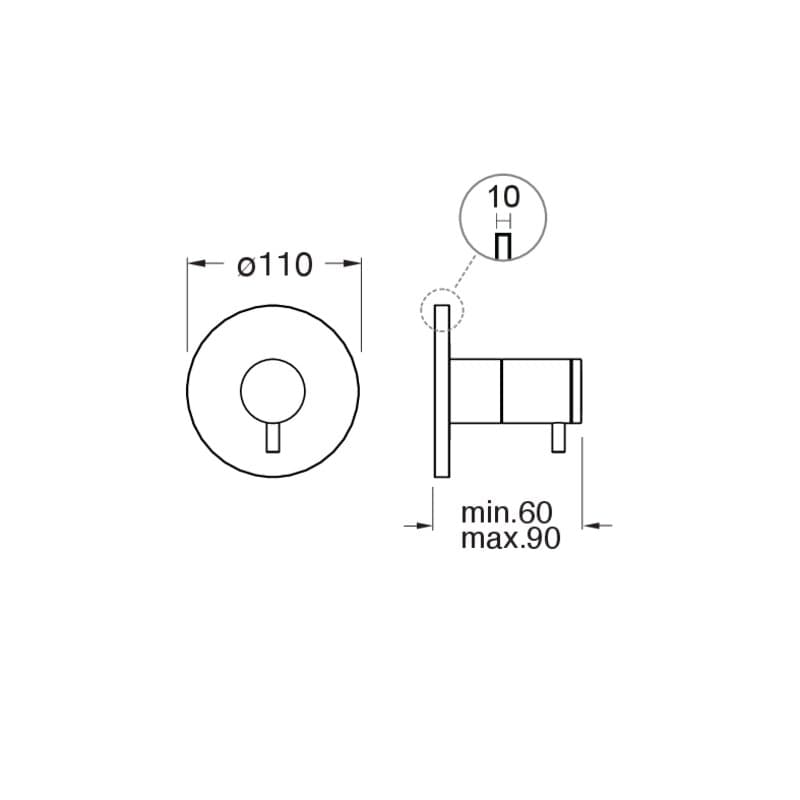 CRIXX730 installasjonstegning