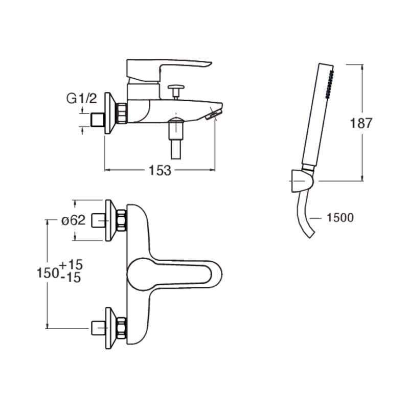 CRIND100 installasjonstegning