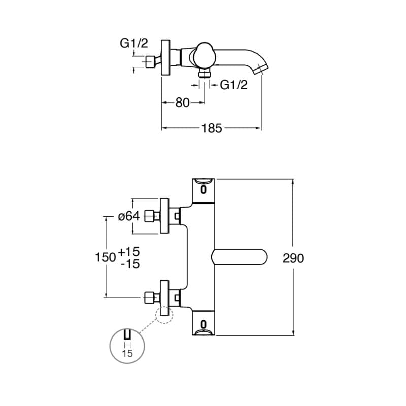 CRIND157 installasjonstegning