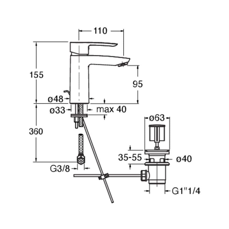 CRIND226 installasjonstegning