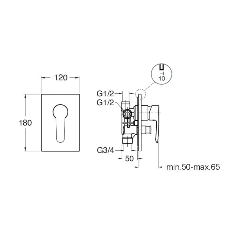 CRIND649 installasjonstegning