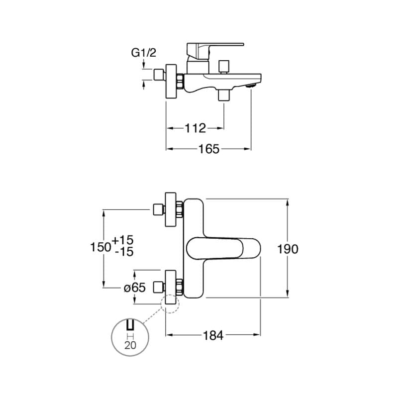 CRIOK107 installasjonstegning