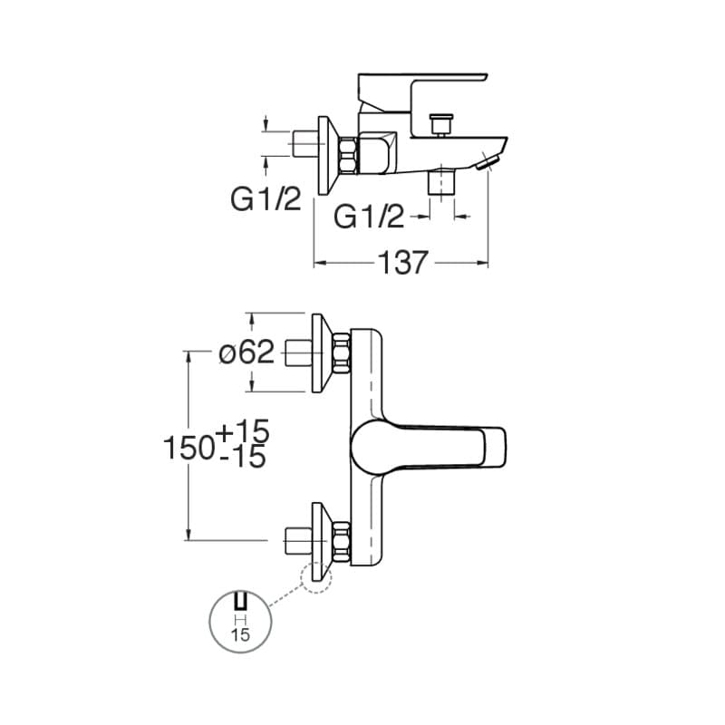 CRIPE107 installasjonstegning