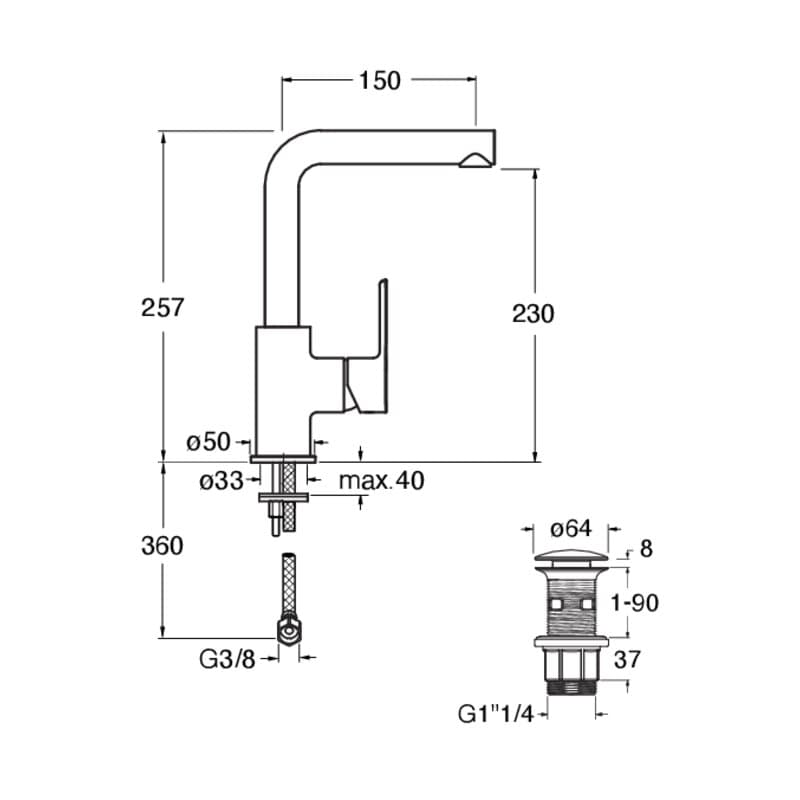 CRIPE228 installasjonstegning