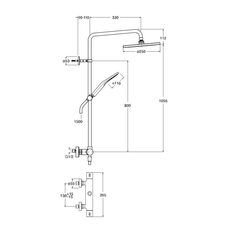 CRIPE458 installasjonstegning