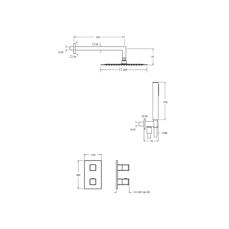 CRIXQ761 installasjonstegning