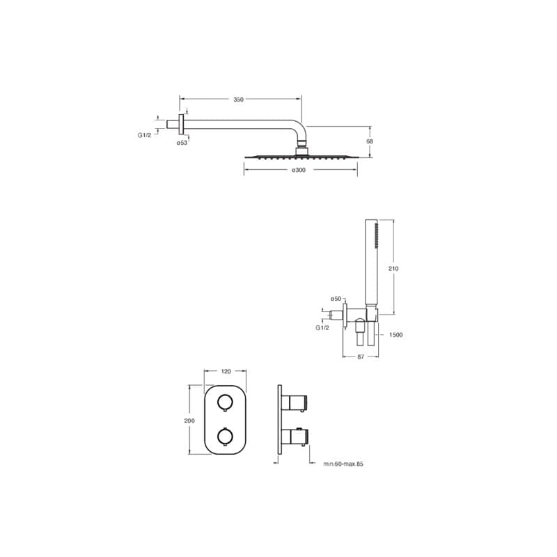 CRIXT761 installasjonstegning