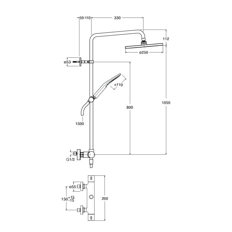 CRISP458 installasjonstegning