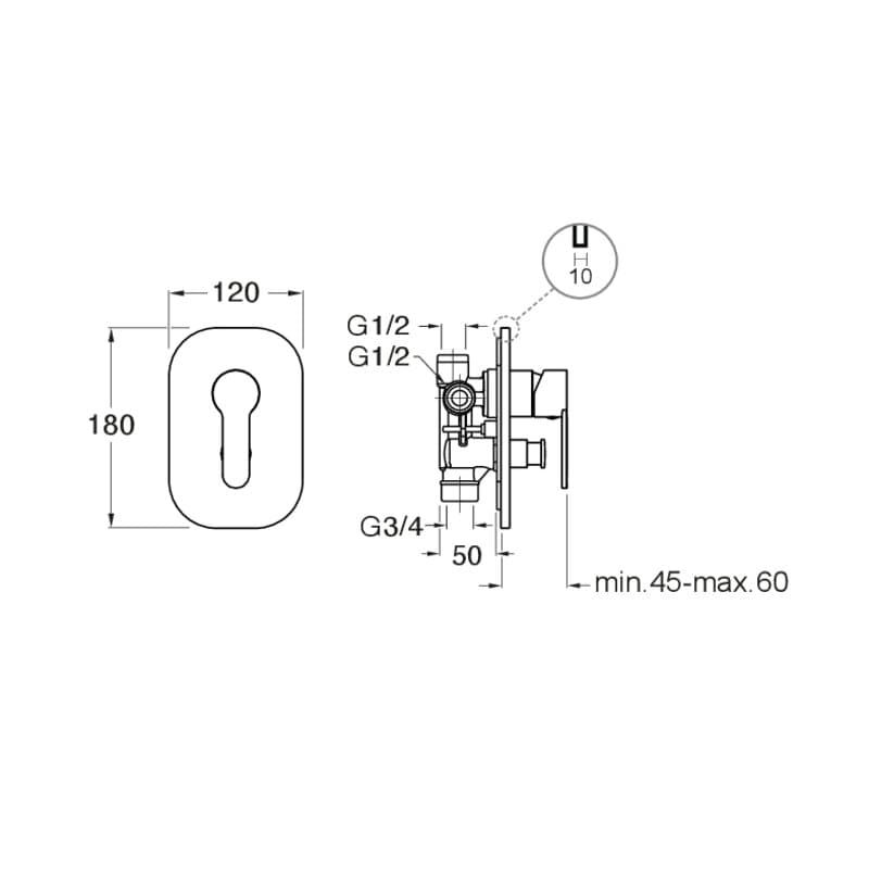 CRISP649 installasjonstegning