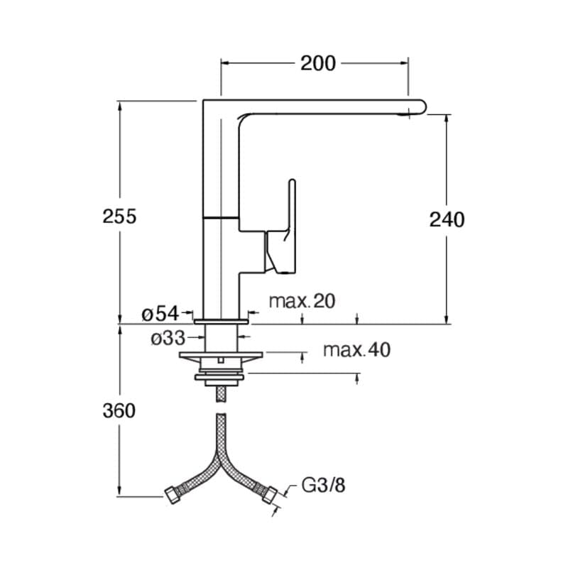 CRIKK511 installasjonstegning