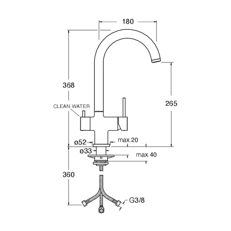 CRIKT540 installasjonstegning