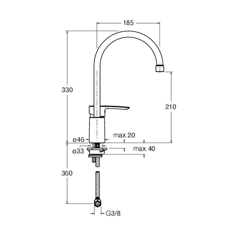CRIKN522 installasjonstegning