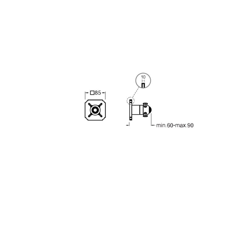 CRIXC710 installasjonstegning