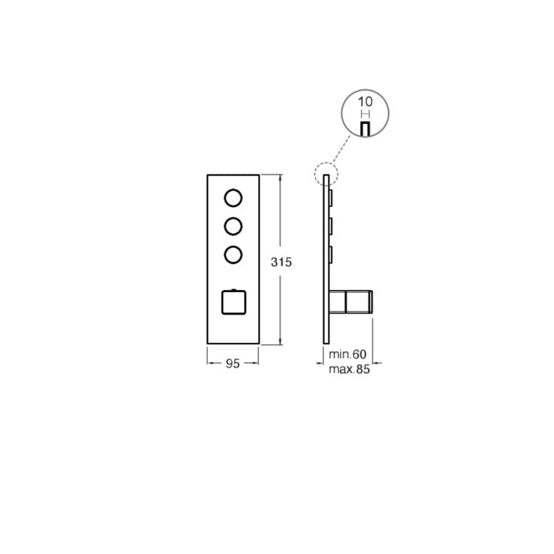 CRIXQ613 installasjonstegning