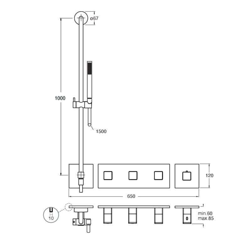 CRIXQ768 installasjonstegning