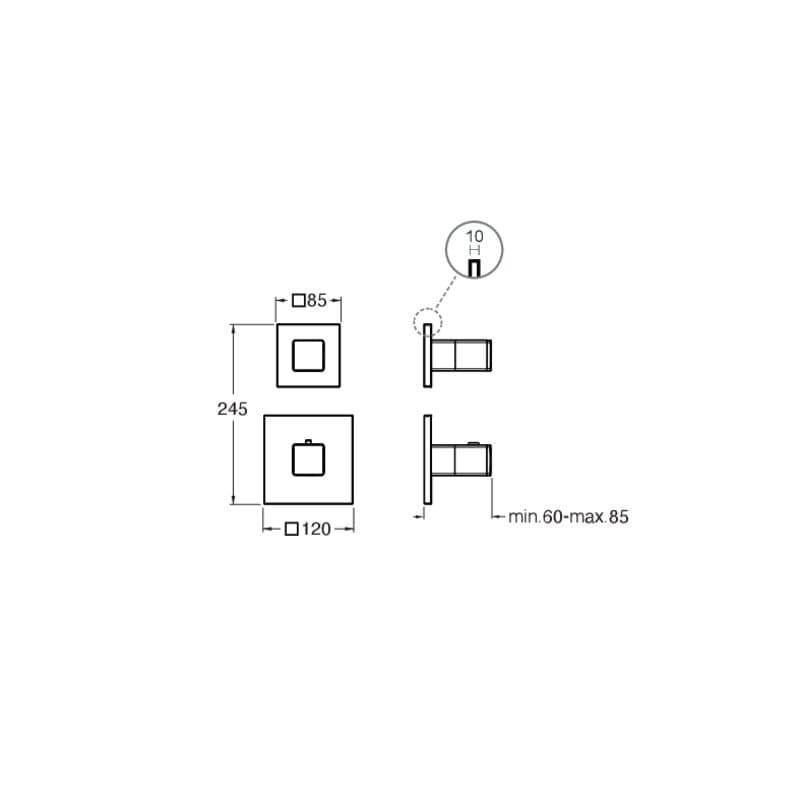 CRIXQ771 installasjonstegning