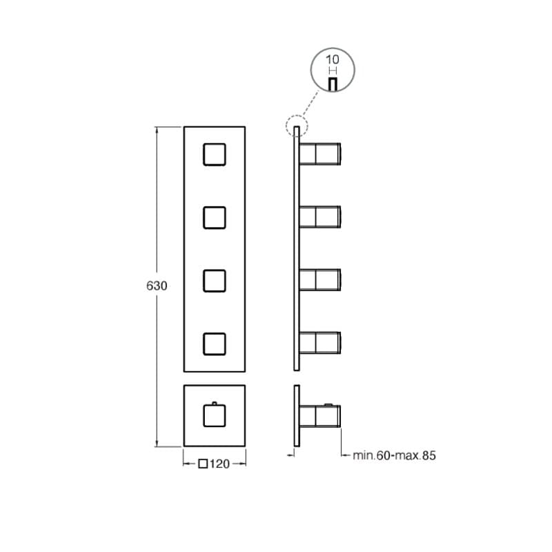 CRIXQ784 installasjonstegning