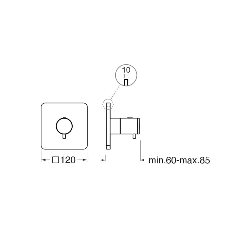 CRIXT500 installasjonstegning