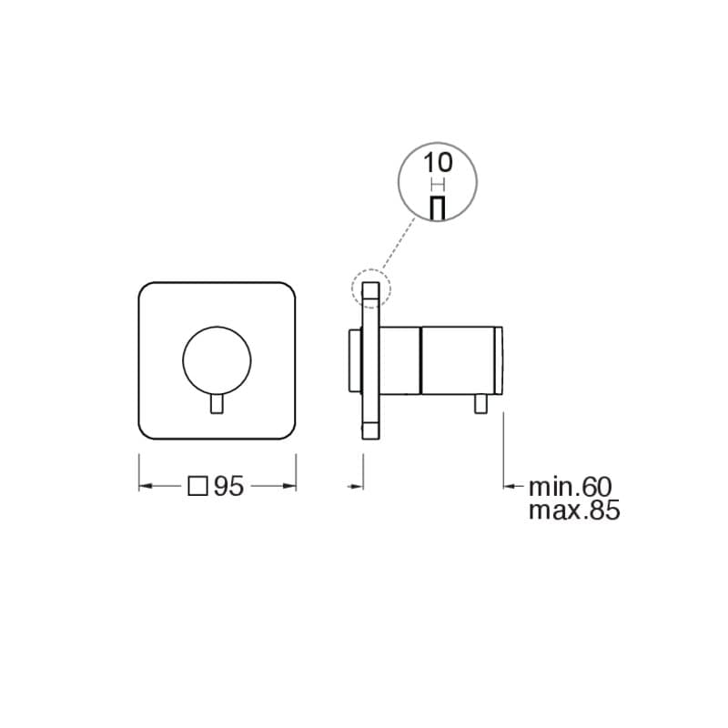 CRIXT510 installasjonstegning