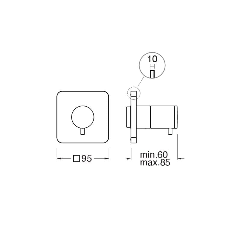 CRIXT520 installasjonstegning