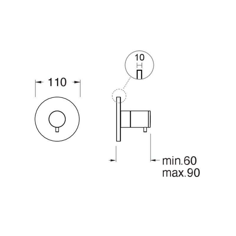 CRIXT610 installasjonstegning