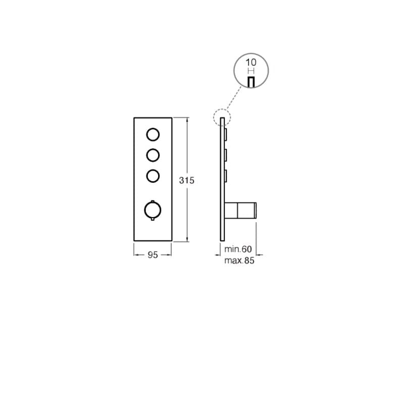CRIXT613 installasjonstegning