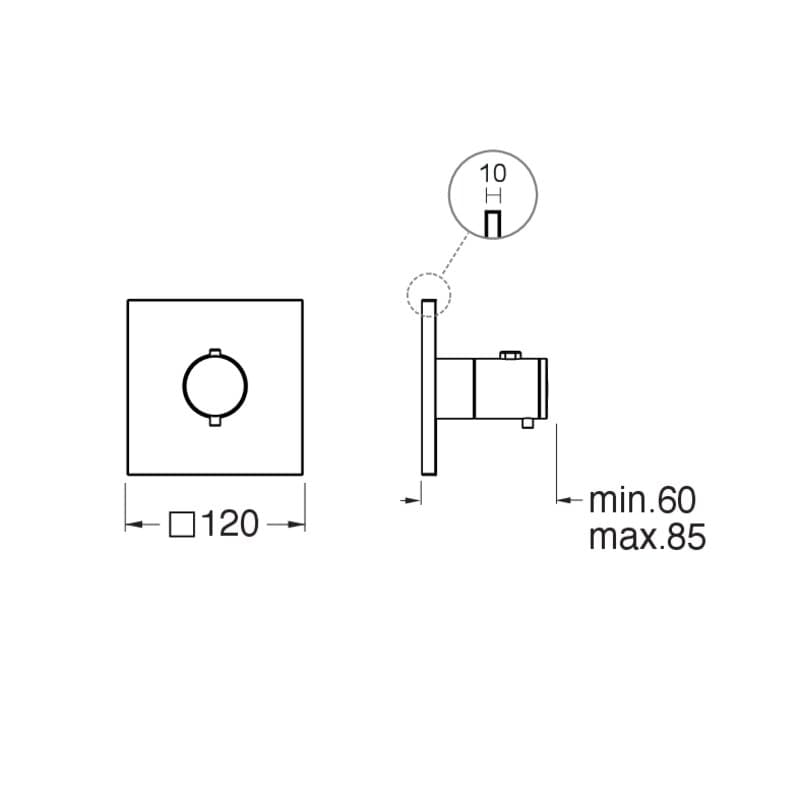 CRIXT700 installasjonstegning