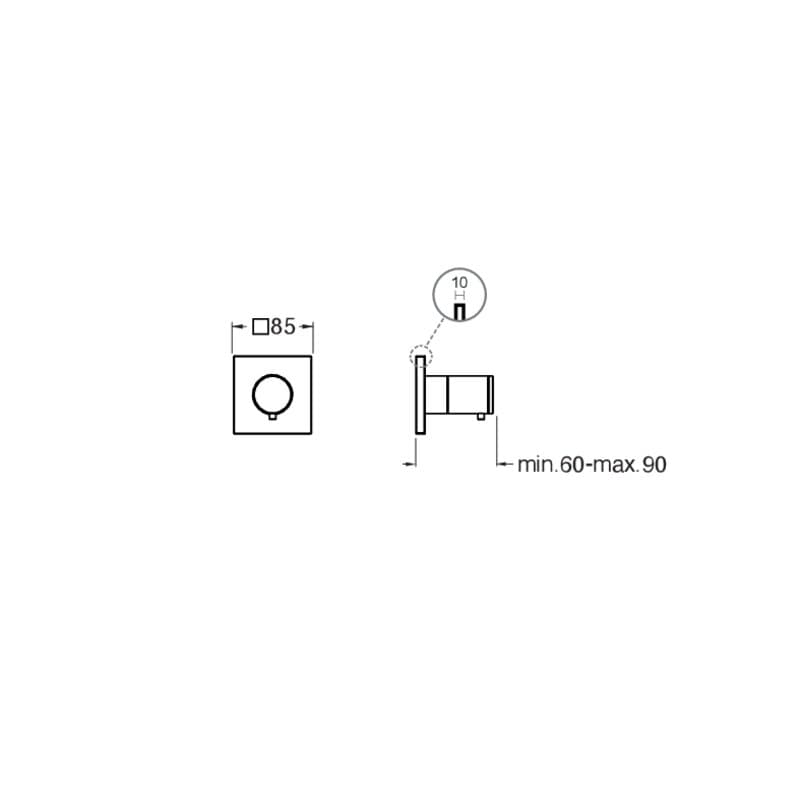 CRIXT710 installasjonstegning